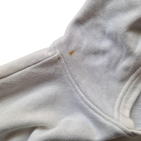 Women's Champion Spell Out Hoodie White Size UK 8 - Picture 6 of 7